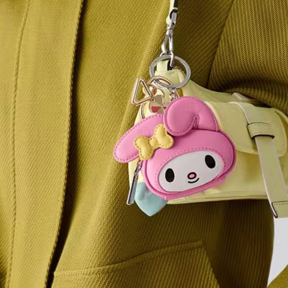 NWT Hello Kitty And Friends X Kate Spade New York 3D My Melody Bag Charm - Picture 2 of 3